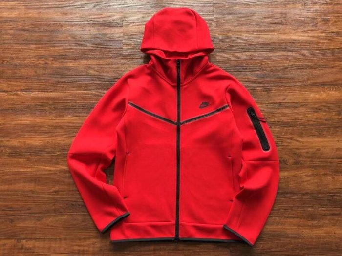 Jacket Nike Tech Fleece Red - Image 3