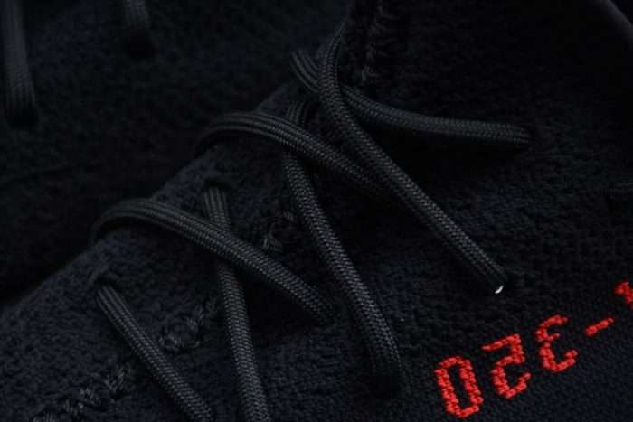 Adidas Yeezy 350 V2 Black Red - Image 6