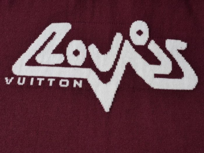 T-shirt Louis Vuitton Short-Sleeved Cotton Intarsia Crewneck - Image 6