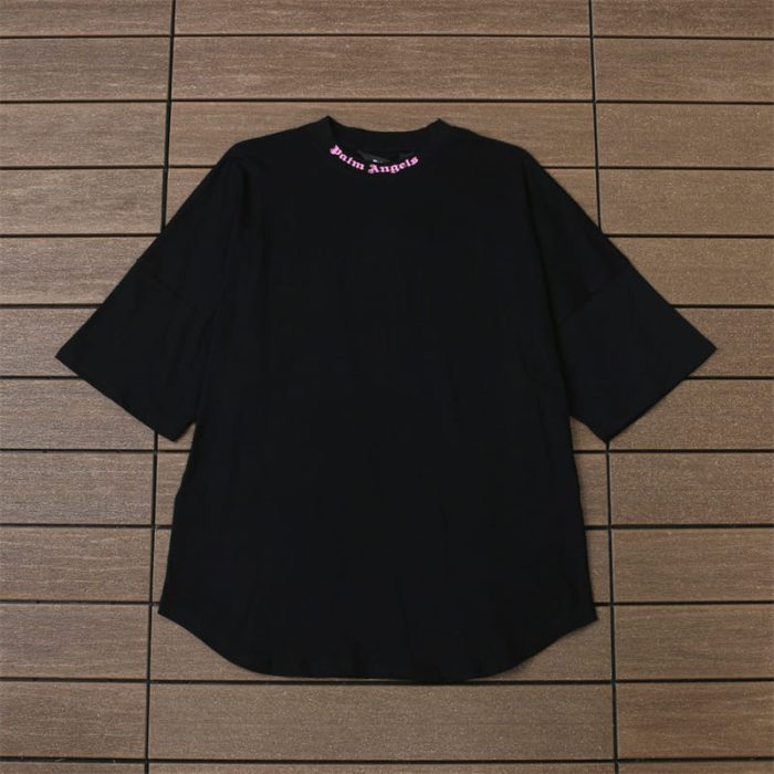 T-shirt Palm Angels Double Logo Oversized - Image 4
