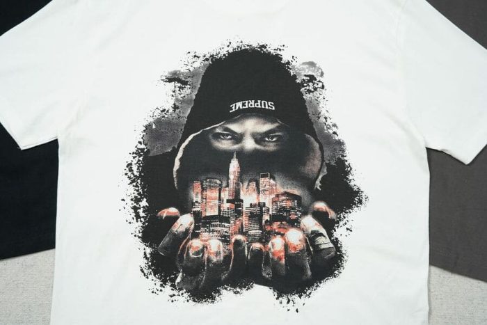 T-shirt Supreme Fighter White - Image 6