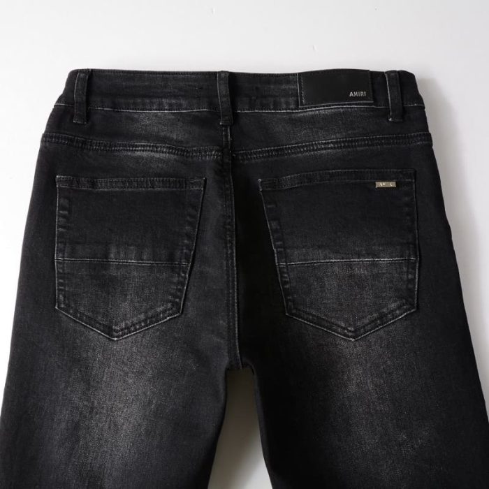 Jeans Amiri Ultra Suede MX1 'Aged Black' - Image 5