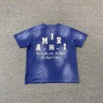 T-shirt Amiri Vintage Collegiate Blue - Image 3