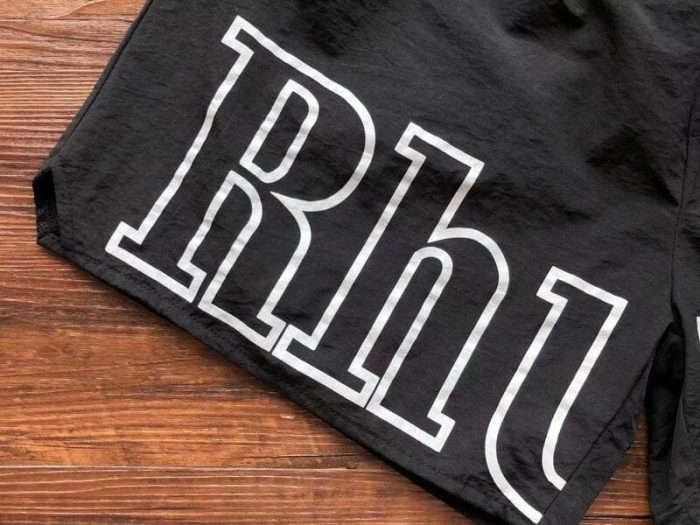 Rhude Logo Short 'Black' - Image 4