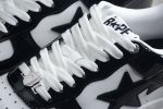 A Bathing Ape Bape Sta Low Black White - Image 6