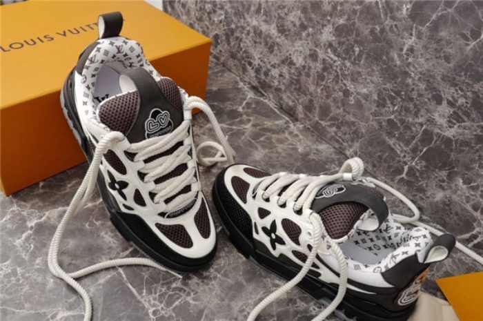 Louis Vuitton LV Skate Sneaker Grey White - Image 6