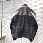 Jacket Louis Vuitton Leather Mix Biker - Image 3