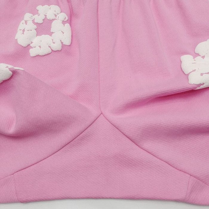 Shorts Denim Tears The Cotton Wreath Pink - Image 8