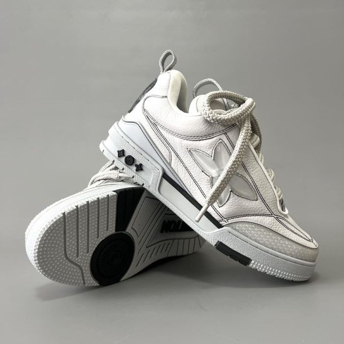 Louis Vuitton LV Skate Sneaker Grey - Image 3