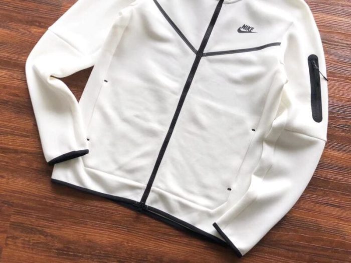 Jacket Nike Tech Fleece White - Image 4