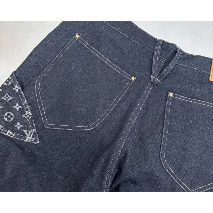 Jeans Louis Vuitton Monogram Flower Denim - Image 7
