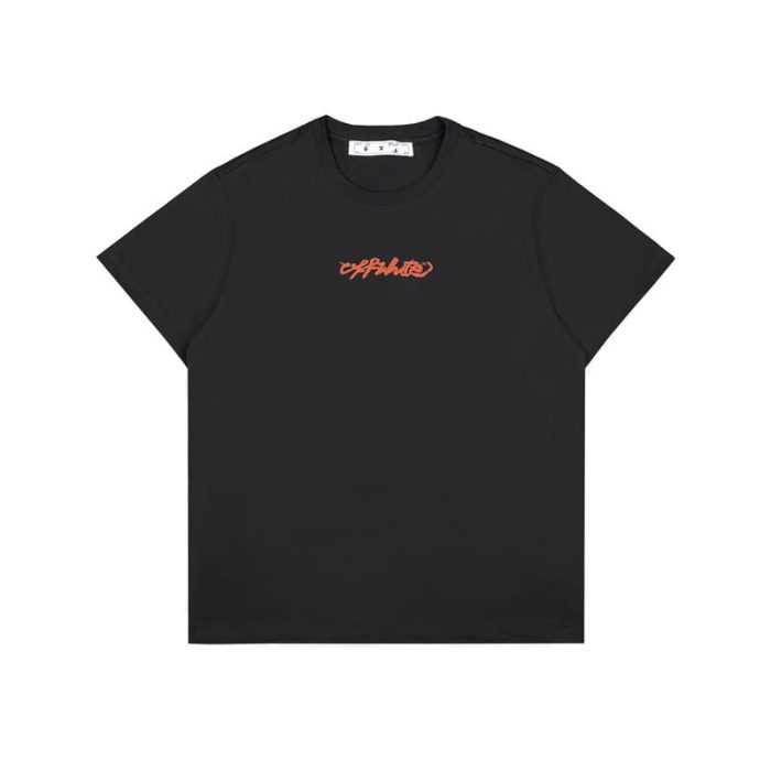 T-shirt Off-White Arrow On Canvas Print - Image 2