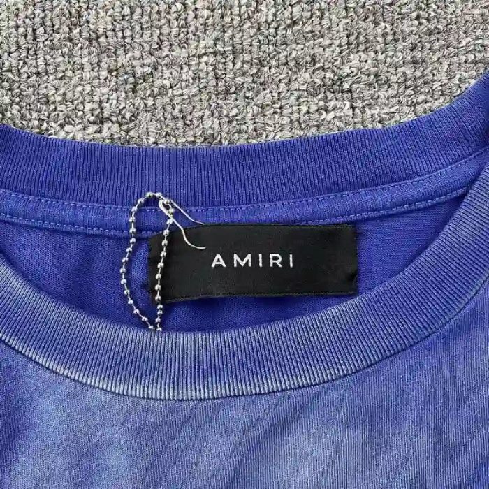 T-shirt Amiri Vintage Collegiate Blue - Image 11