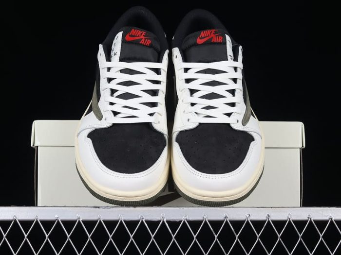 Travis Scott x Air Jordan 1 Low Olive - Image 5