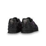 Louis Vuitton Trainer Black Multicolor Rhinestone - Image 5