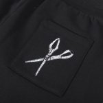 Shorts Louis Vuitton LV Black Embroidered Tools - Image 5