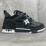 Louis Vuitton LV Skate Sneaker Black White - Image 3