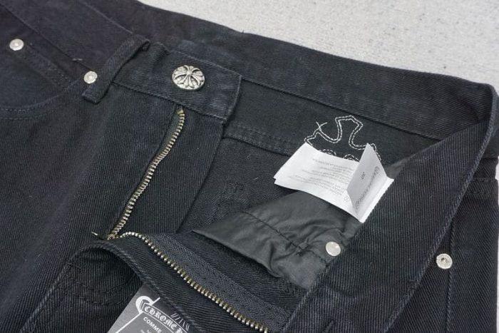 Jeans Chrome Hearts Green & Leopard Cross - Image 7