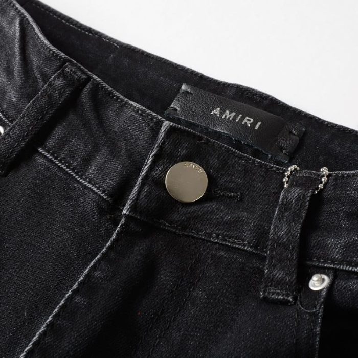 Jeans Amiri Ultra Suede MX1 'Aged Black' - Image 7