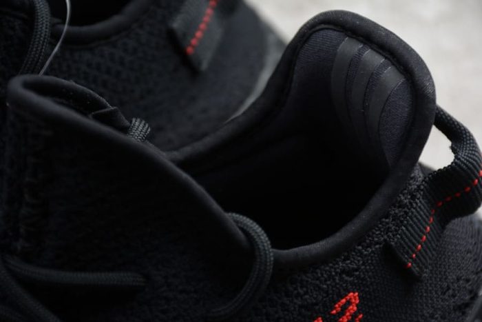 Adidas Yeezy 350 V2 Black Red - Image 7