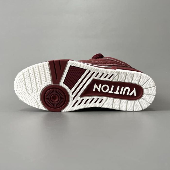 Louis Vuitton LV Skate Sneaker Bordeaux Red - Image 10