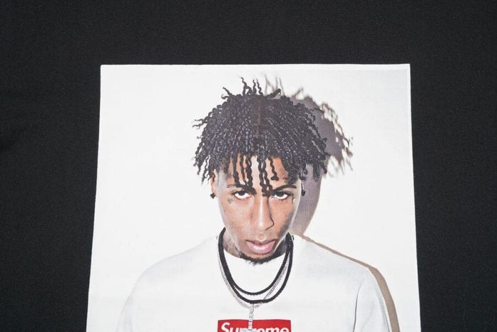 T-shirt Supreme NBA Youngboy Black - Image 5