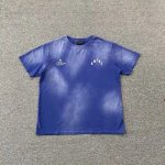 T-shirt Amiri Vintage Collegiate Blue - Image 4