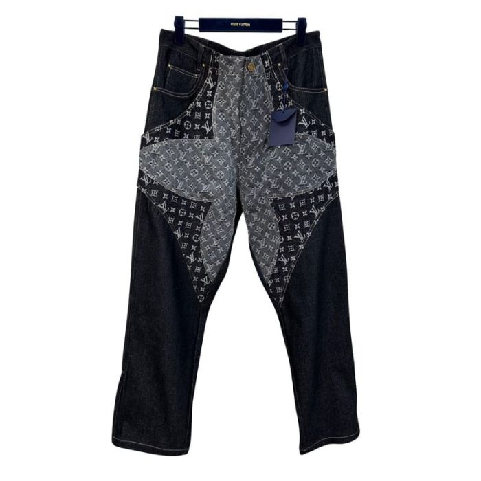 Jeans Louis Vuitton Monogram Flower Denim - Image 2