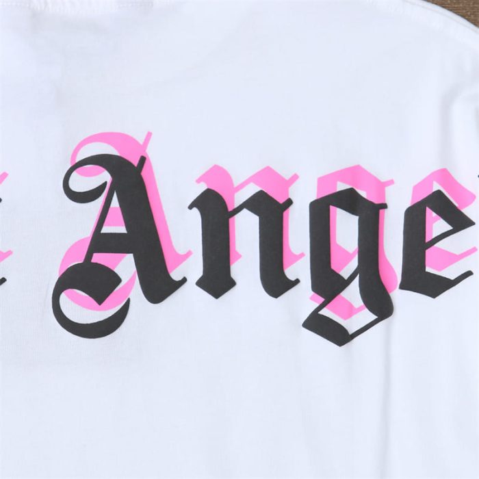 T-shirt Palm Angels Double Logo Oversized - Image 6