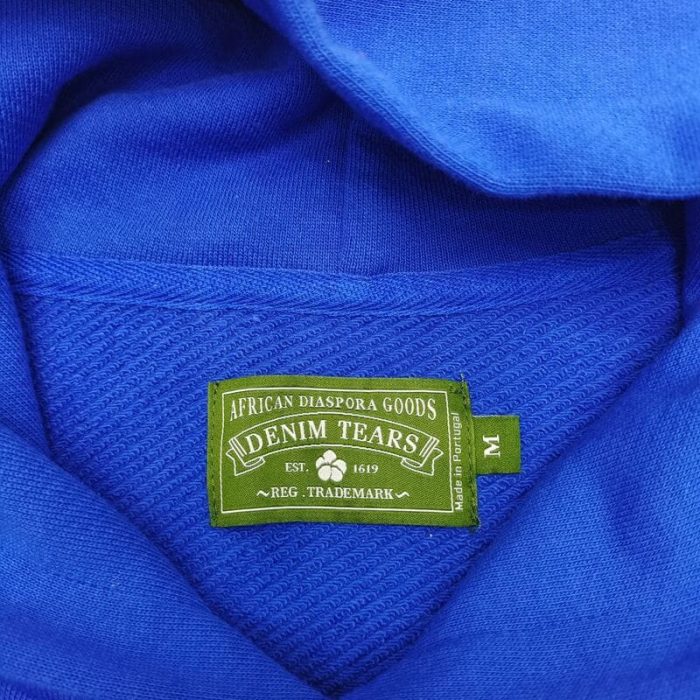 Hoodie Denim Tears The Cotton Wreath Blue - Image 7