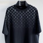 T-shirt Louis Vuitton Gradient Cotton Black - Image 3