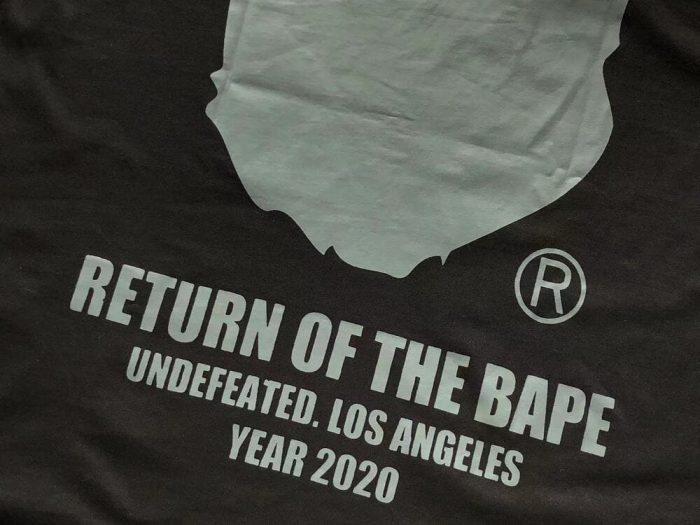 T-shirt BAPE x Undefeated Ape Head - Image 7