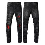 Jeans Amiri Ultra Suede MX1 'Aged Black' - Image 2