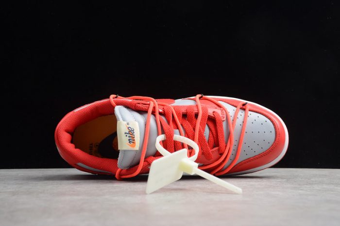 Nike Dunk Low Off-White University Red - Image 6