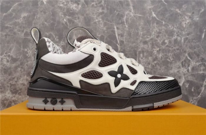 Louis Vuitton LV Skate Sneaker Grey White - Image 2