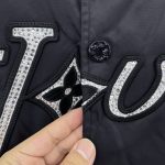 Jacket Louis Vuitton 'LV Lovers' Nylon Crystal Baseball - Image 5