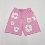 Shorts Denim Tears The Cotton Wreath Pink - Image 2