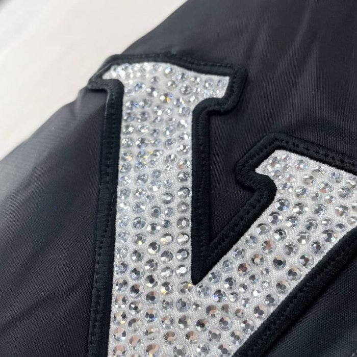 Jacket Louis Vuitton 'LV Lovers' Nylon Crystal Baseball - Image 6