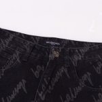 Jeans Balenciaga Script Black BL027 - Image 5