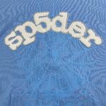 Hoodie Sp5der Web Sky Blue - Image 5