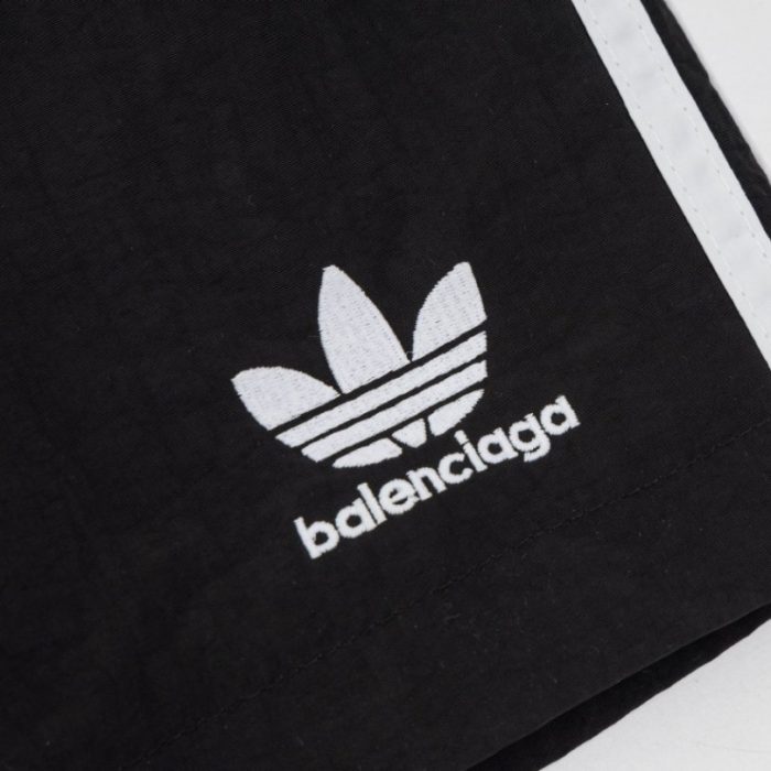 Shorts Balenciaga x Adidas Trefoil Logo Black BL006 - Image 4