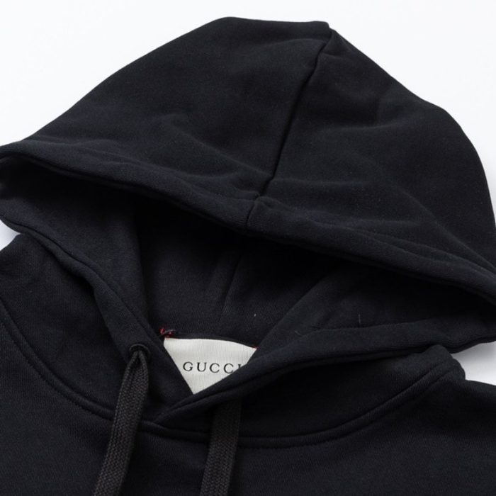 Hoodie Gucci Boutique Logo Black GC006 - Image 6