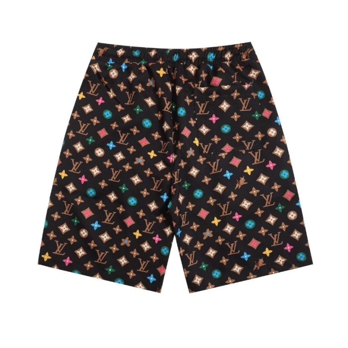 Set Louis Vuitton Monogram Multicolor Shirt and Shorts Set LV012 - Image 6