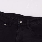 Jeans Balenciaga Logo Waistband Black BL030 - Image 4
