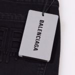 Jeans Balenciaga Logo Waistband Black BL030 - Image 7