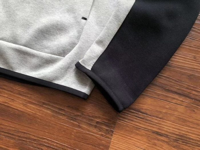 Jacket Nike Tech Fleece black e Gray - Image 7