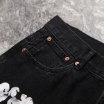 Denim Tears x Levi's Cotton Wreath Jeans Black - Image 7