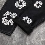 Denim Tears x Levi's Cotton Wreath Jeans Black - Image 6
