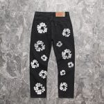 Denim Tears x Levi's Cotton Wreath Jeans Black - Image 4