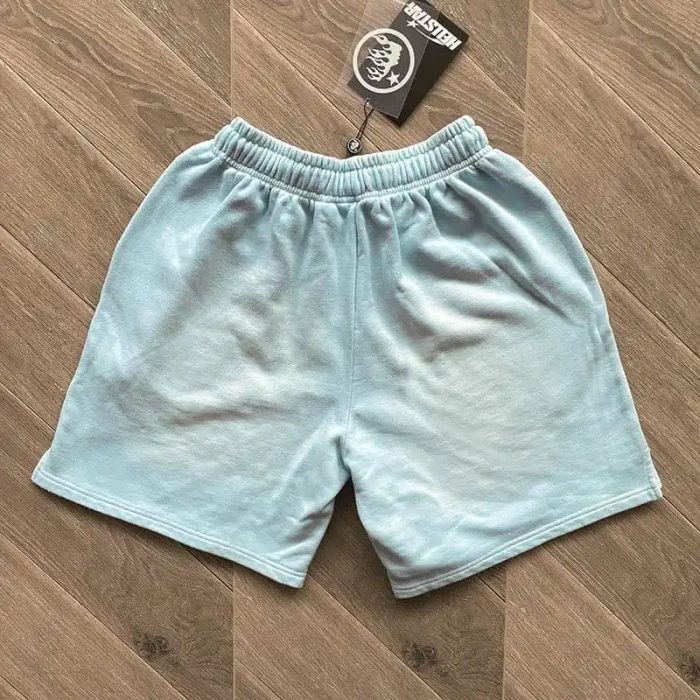 Shorts Hoodie Hellstar Sky Blue - Image 3